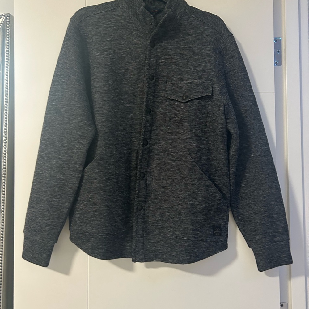 Good Man Dark Gray Button-Up Jacket